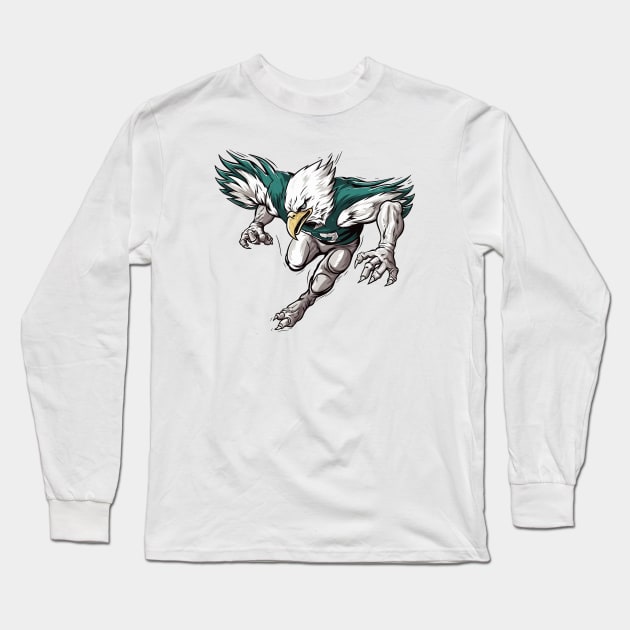 Philly Eagles Long Sleeve T-Shirt by lospaber